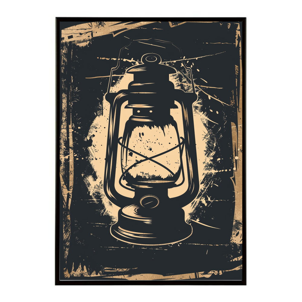 ランタン キャンプ 明かり ランプ グランピング レトロ ビンテージ ポスター 用紙とサイズが選べる 用紙とサイズが選べる インテリア おしゃれ プリントポスター フォト イラスト お洒落 特大 大きい【lm-poster-4087】