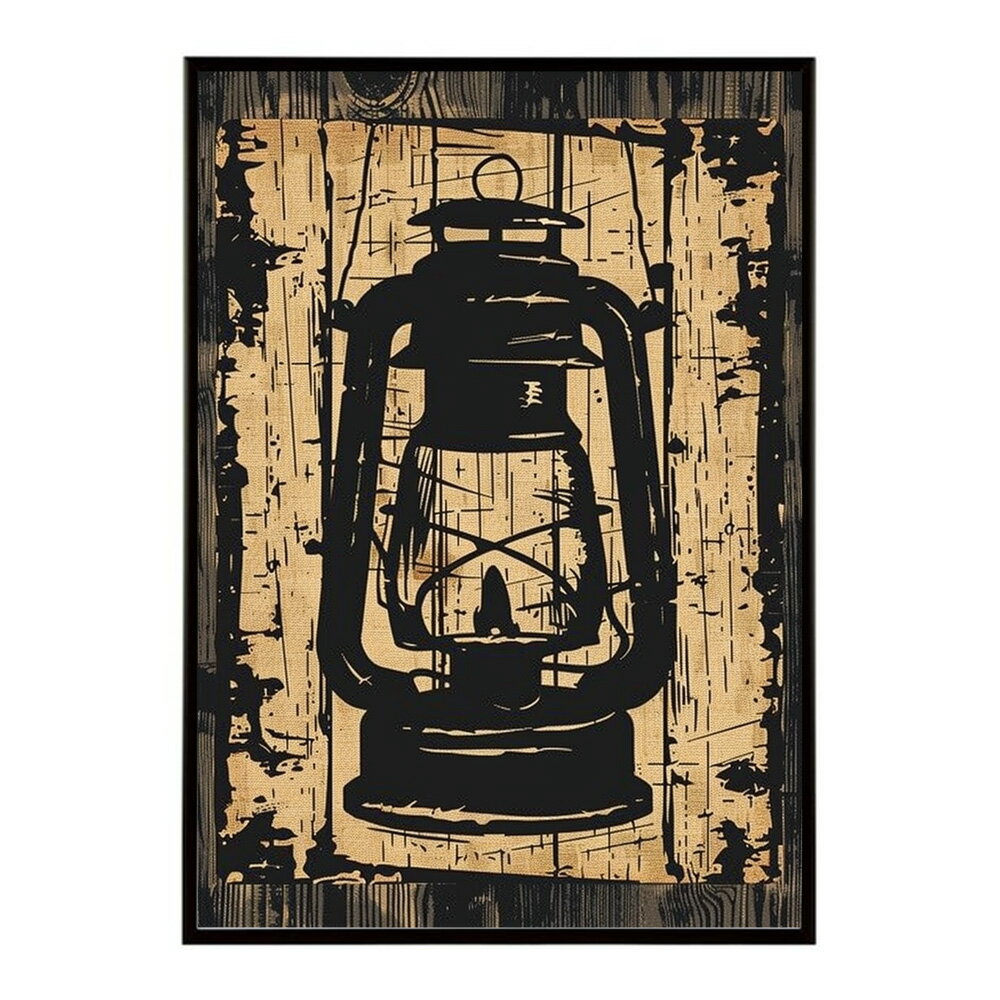 ランタン キャンプ 明かり ランプ グランピング レトロ ビンテージ ポスター 用紙とサイズが選べる 用紙とサイズが選べる インテリア おしゃれ プリントポスター フォト イラスト お洒落 特大 大きい【lm-poster-4089】