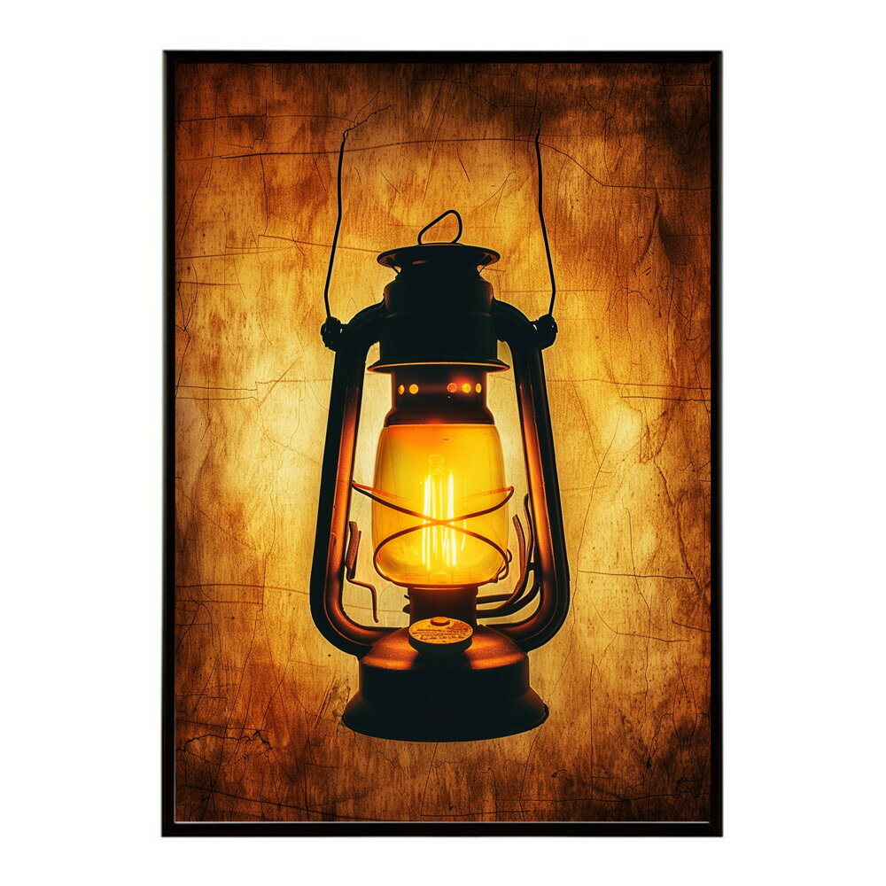 ランタン キャンプ 明かり ランプ グランピング レトロ ビンテージ ポスター 用紙とサイズが選べる 用紙とサイズが選べる インテリア おしゃれ プリントポスター フォト イラスト お洒落 特大 大きい【lm-poster-4090】