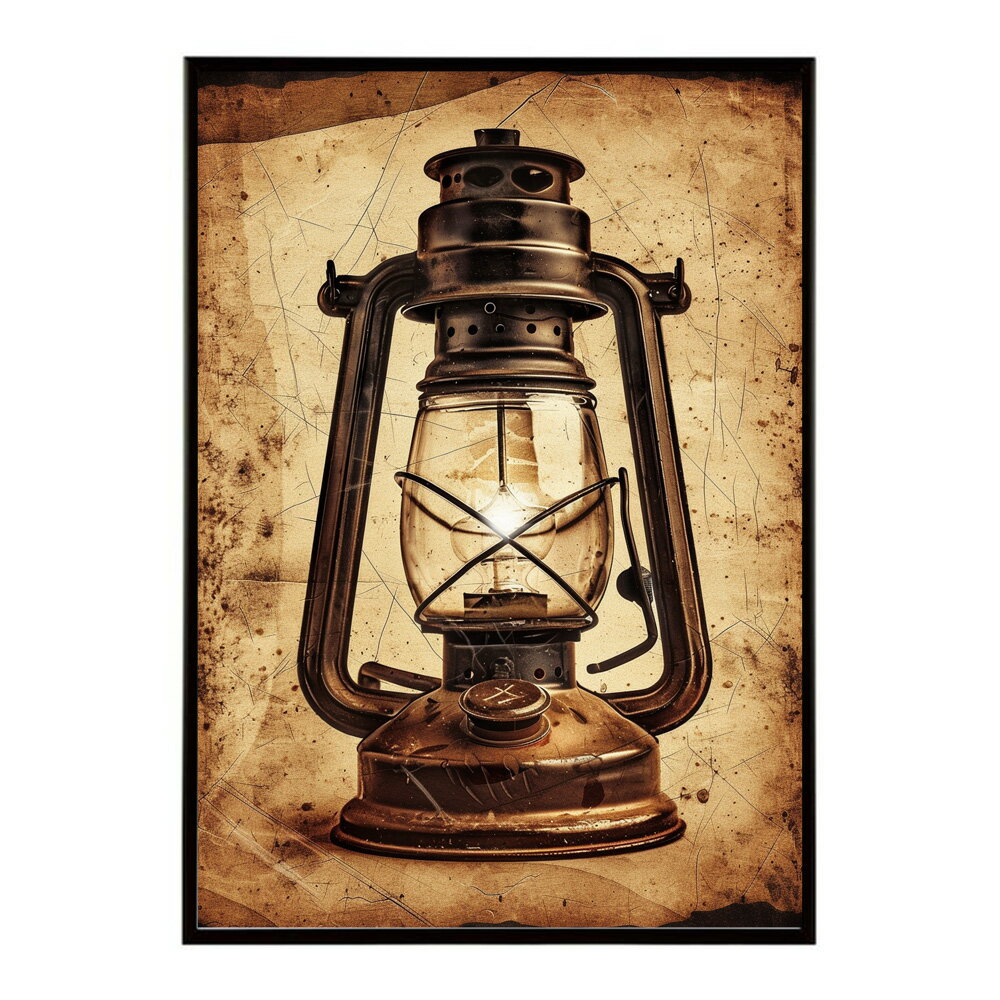 ランタン キャンプ 明かり ランプ グランピング レトロ ビンテージ ポスター 用紙とサイズが選べる 用紙とサイズが選べる インテリア おしゃれ プリントポスター フォト イラスト お洒落 特大 大きい【lm-poster-4099】