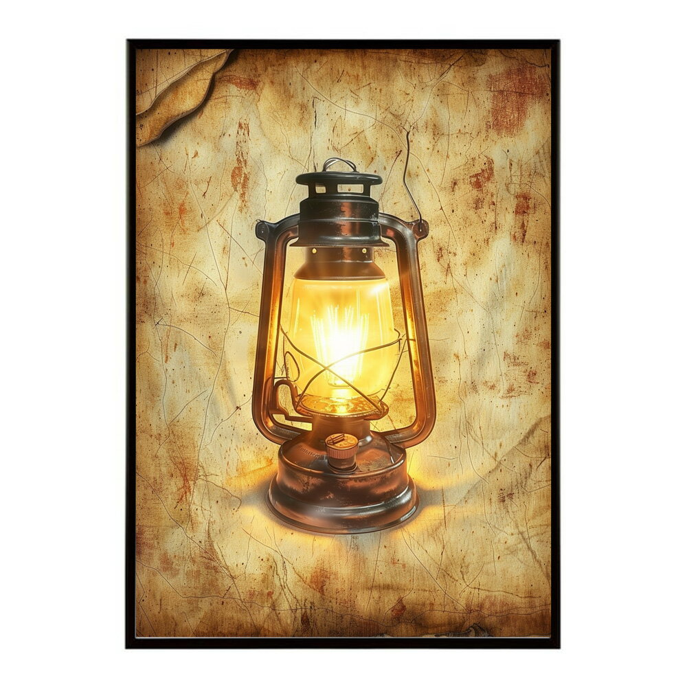 ランタン キャンプ 明かり ランプ グランピング レトロ ビンテージ ポスター 用紙とサイズが選べる 用紙とサイズが選べる インテリア おしゃれ プリントポスター フォト イラスト お洒落 特大 大きい【lm-poster-4111】