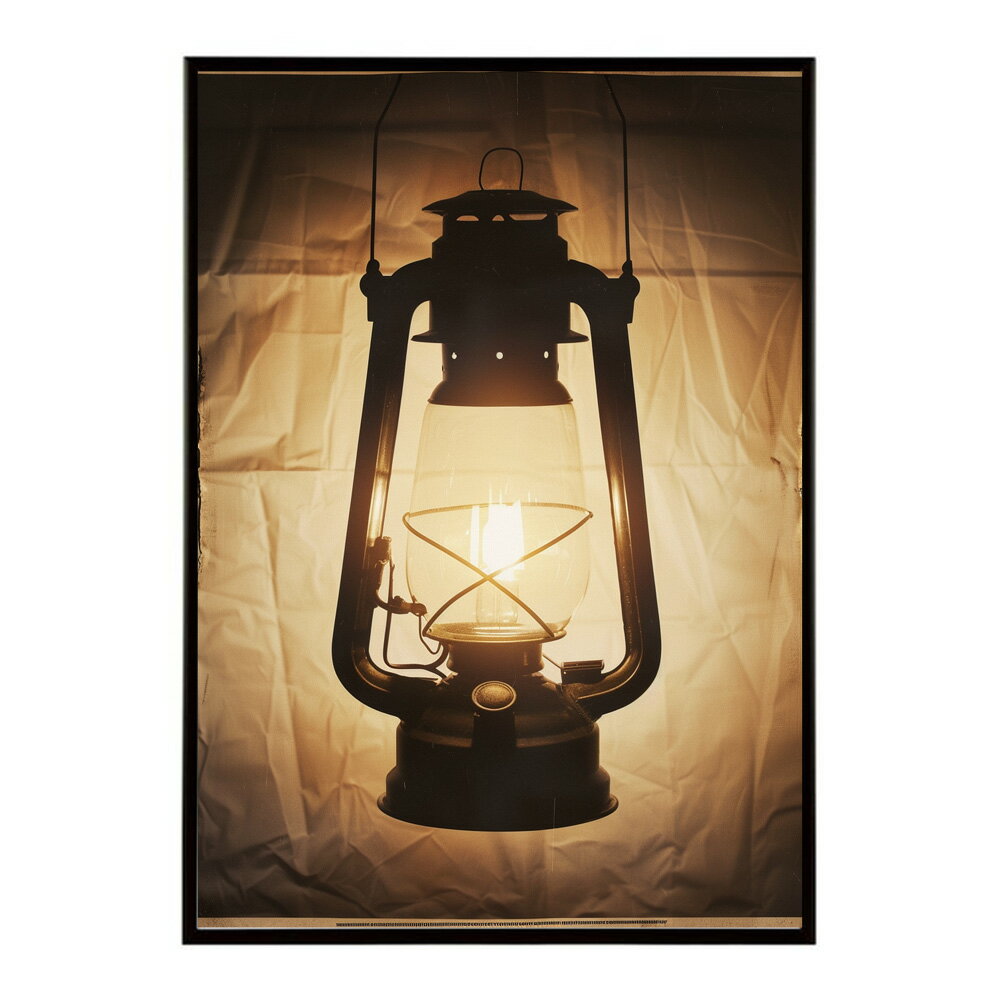 ランタン キャンプ 明かり ランプ グランピング レトロ ビンテージ ポスター 用紙とサイズが選べる 用紙とサイズが選べる インテリア おしゃれ プリントポスター フォト イラスト お洒落 特大 大きい【lm-poster-4115】