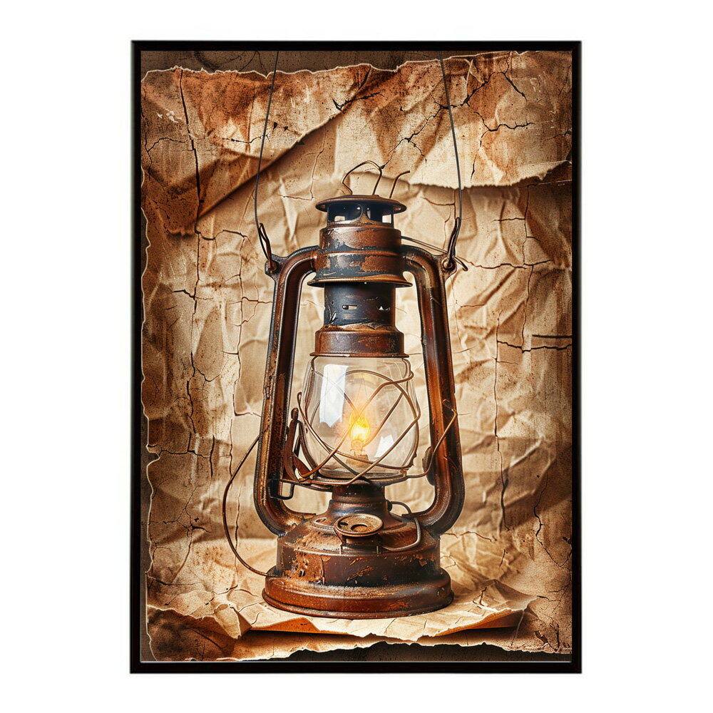ランタン キャンプ 明かり ランプ グランピング レトロ ビンテージ ポスター 用紙とサイズが選べる 用紙とサイズが選べる インテリア おしゃれ プリントポスター フォト イラスト お洒落 特大 大きい【lm-poster-4136】