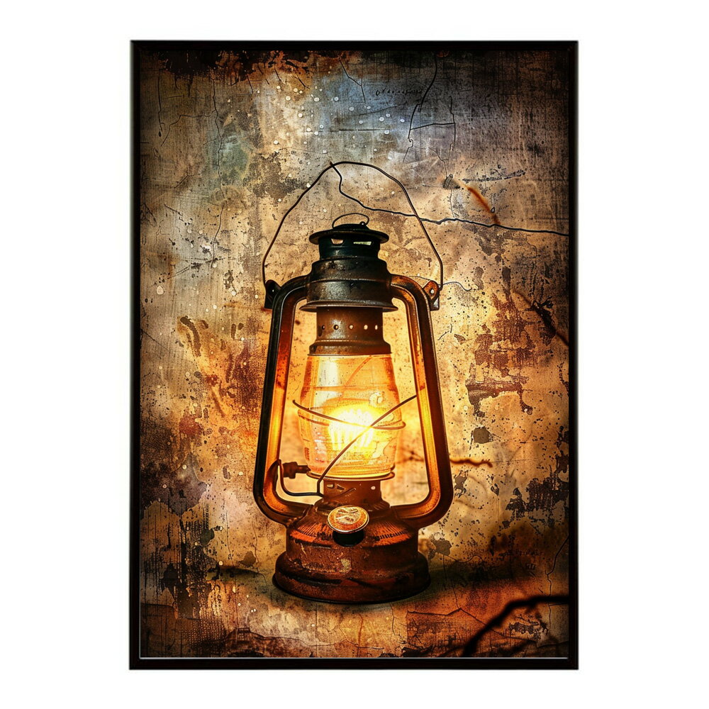 ランタン キャンプ 明かり ランプ グランピング レトロ ビンテージ ポスター 用紙とサイズが選べる 用紙とサイズが選べる インテリア おしゃれ プリントポスター フォト イラスト お洒落 特大 大きい【lm-poster-4138】