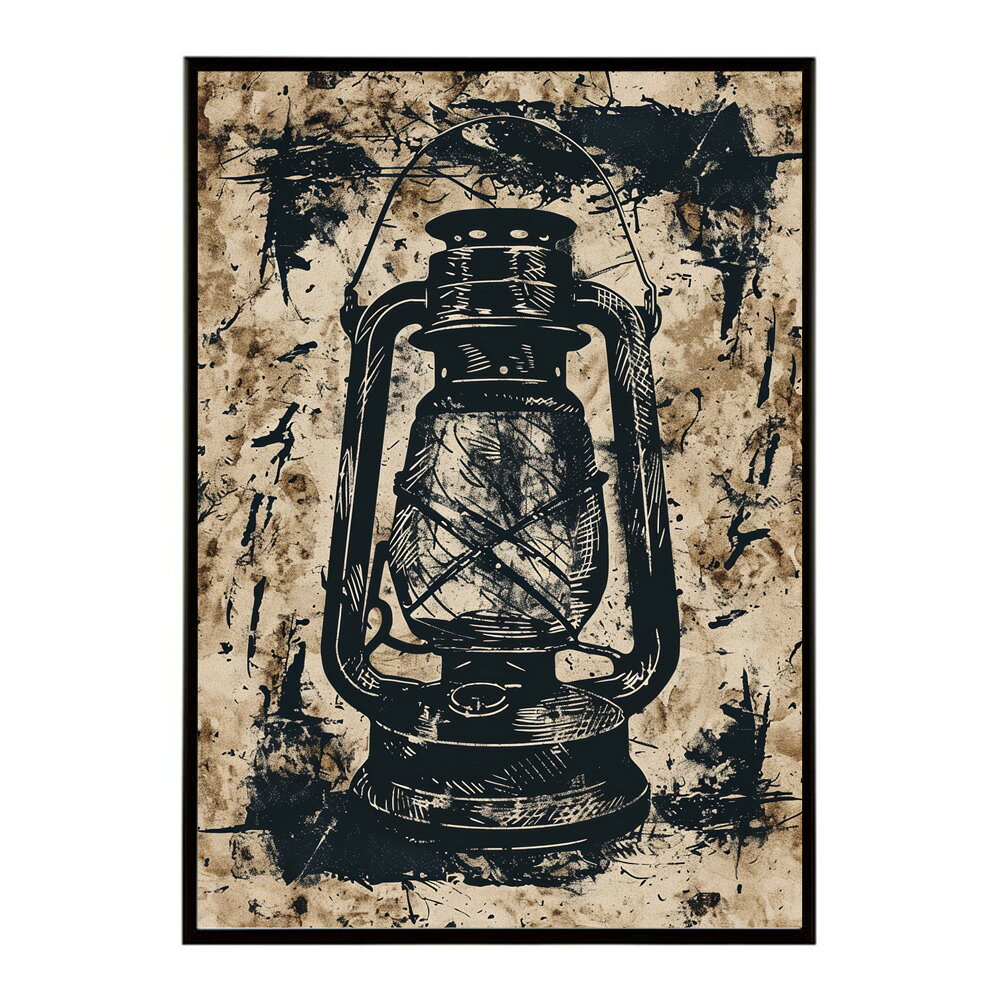 ランタン キャンプ 明かり ランプ グランピング レトロ ビンテージ ポスター 用紙とサイズが選べる 用紙とサイズが選べる インテリア おしゃれ プリントポスター フォト イラスト お洒落 特大 大きい【lm-poster-4144】