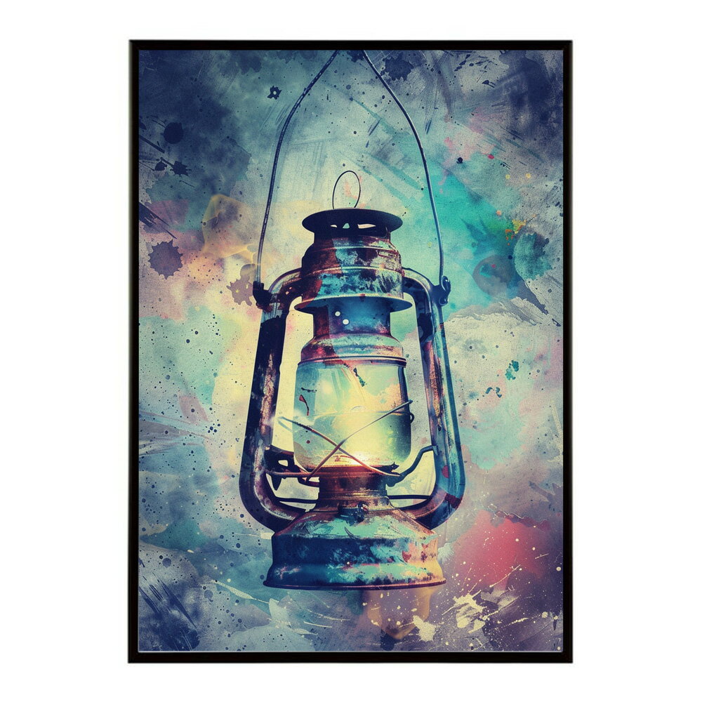ランタン キャンプ 明かり ランプ グランピング レトロ ビンテージ ポスター 用紙とサイズが選べる 用紙とサイズが選べる インテリア おしゃれ プリントポスター フォト イラスト お洒落 特大 大きい【lm-poster-4163】