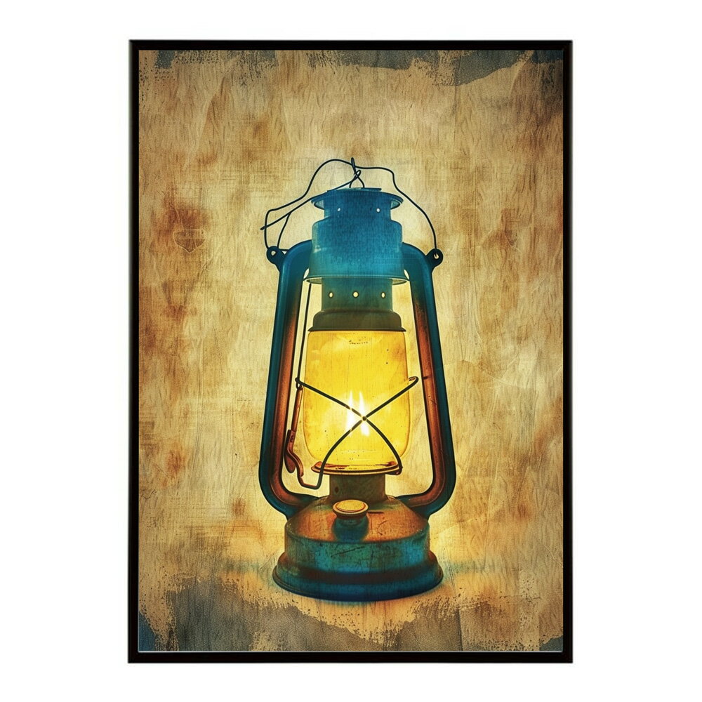 ランタン キャンプ 明かり ランプ グランピング レトロ ビンテージ ポスター 用紙とサイズが選べる 用紙とサイズが選べる インテリア おしゃれ プリントポスター フォト イラスト お洒落 特大 大きい【lm-poster-4164】