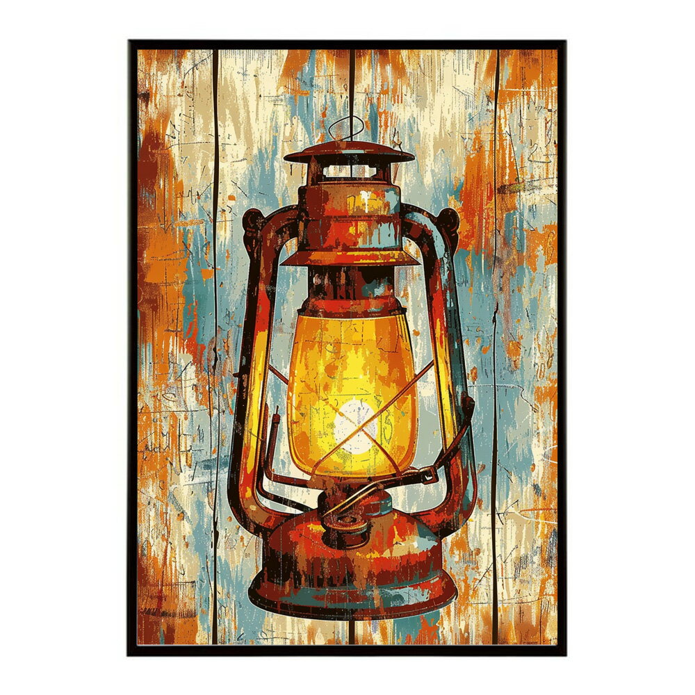 ランタン キャンプ 明かり ランプ グランピング レトロ ビンテージ ポスター 用紙とサイズが選べる 用紙とサイズが選べる インテリア おしゃれ プリントポスター フォト イラスト お洒落 特大 大きい【lm-poster-4166】