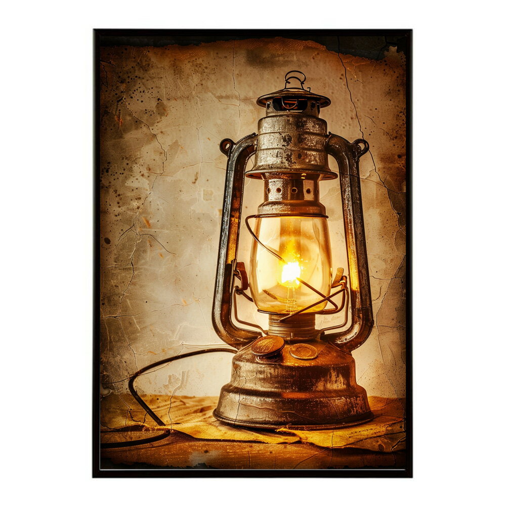 ランタン キャンプ 明かり ランプ グランピング レトロ ビンテージ ポスター 用紙とサイズが選べる 用紙とサイズが選べる インテリア おしゃれ プリントポスター フォト イラスト お洒落 特大 大きい【lm-poster-4184】