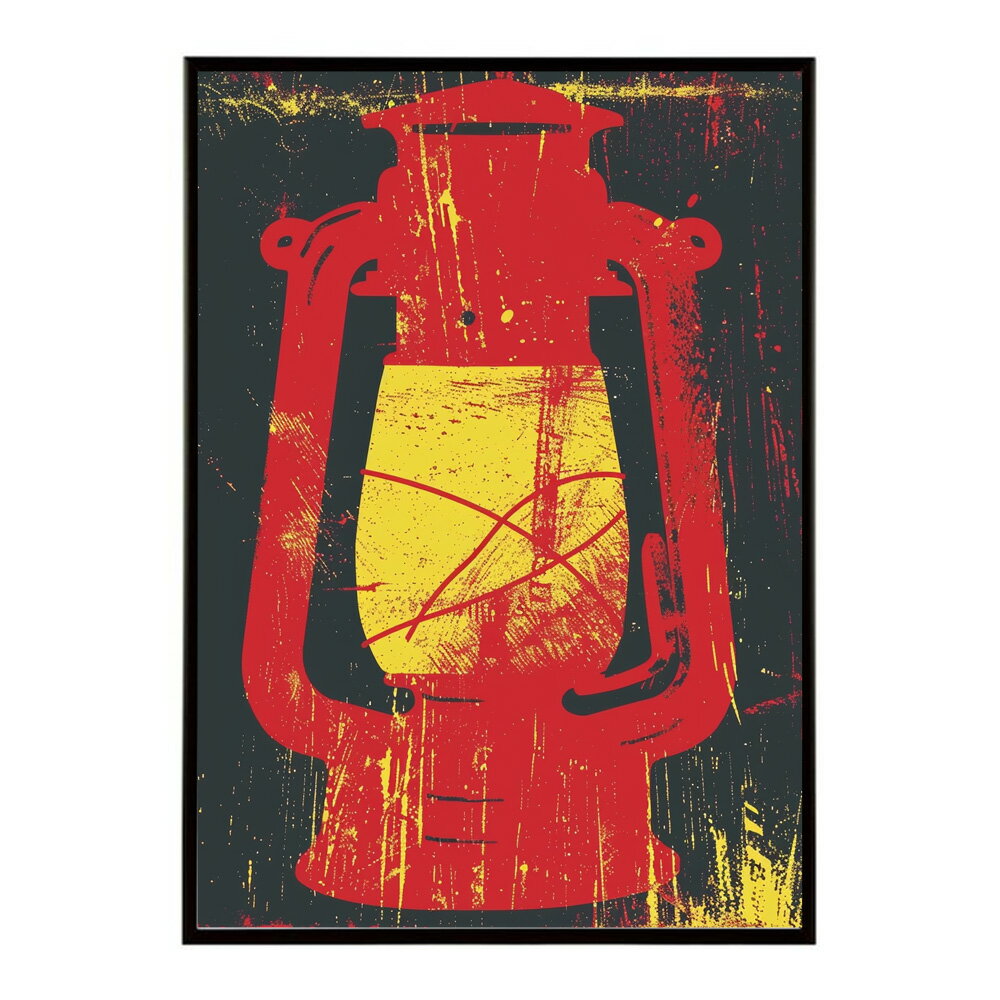 ランタン キャンプ 明かり ランプ グランピング レトロ ビンテージ ポスター 用紙とサイズが選べる 用紙とサイズが選べる インテリア おしゃれ プリントポスター フォト イラスト お洒落 特大 大きい【lm-poster-4189】