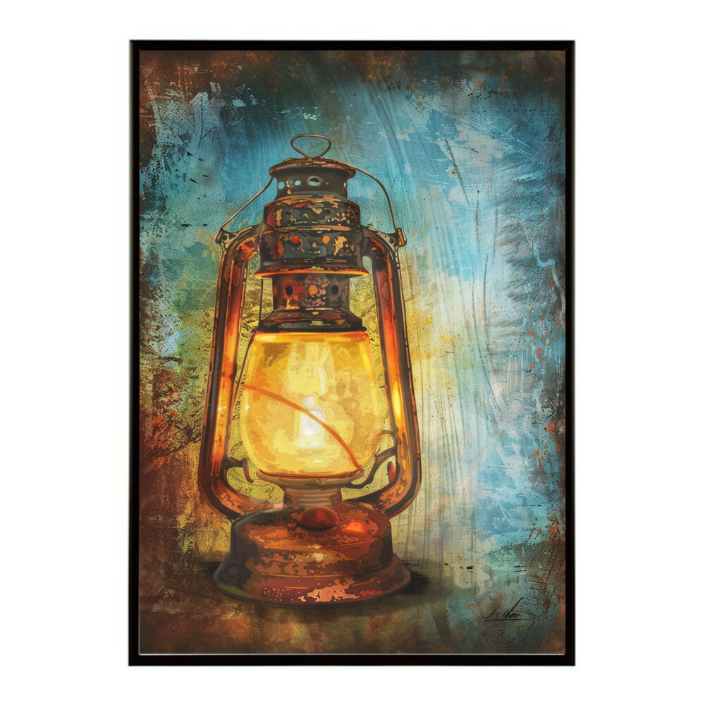 ランタン キャンプ 明かり ランプ グランピング レトロ ビンテージ ポスター 用紙とサイズが選べる 用紙とサイズが選べる インテリア おしゃれ プリントポスター フォト イラスト お洒落 特大 大きい【lm-poster-4193】