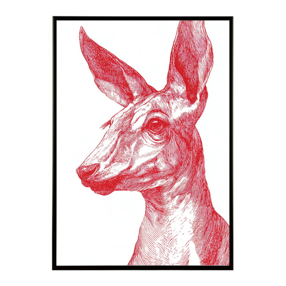 アートポスター 動物 カラフル ペイントアート 光沢 水彩画風 モダン 壁掛けポスター アニマルアート ..