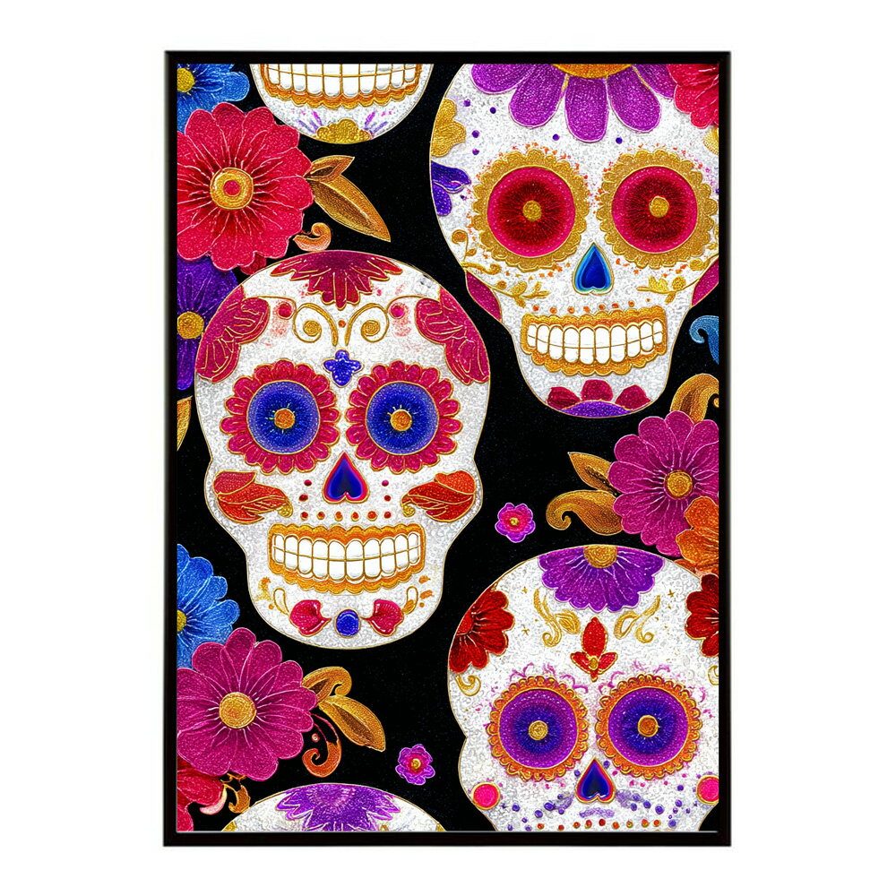 楽天市場】メキシカンスカル ポスターの通販