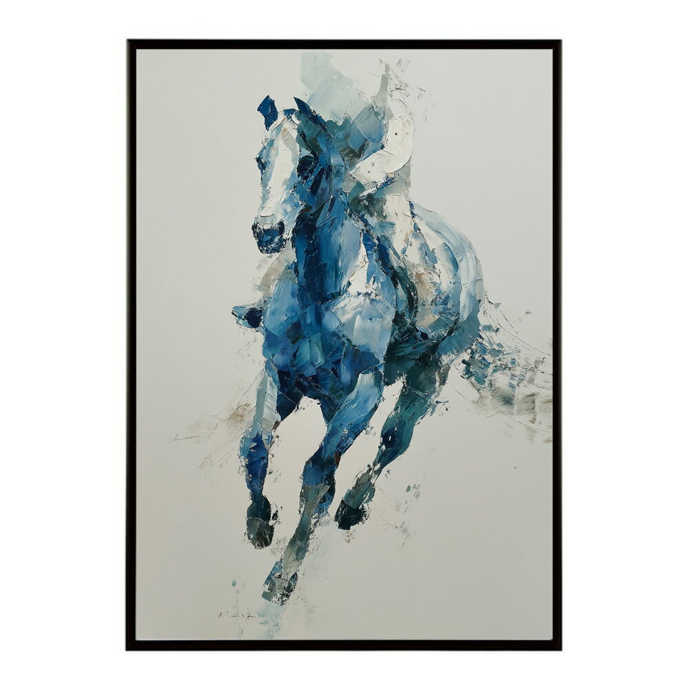 Rakuten - ホースポスター 馬 抽象アート 水彩風 アブストラクト モダンデザイン 壁掛け インテリア ポスター おしゃれ プリントポスター フォト イラスト お洒落 特大 大きい【lm-poster-5803】