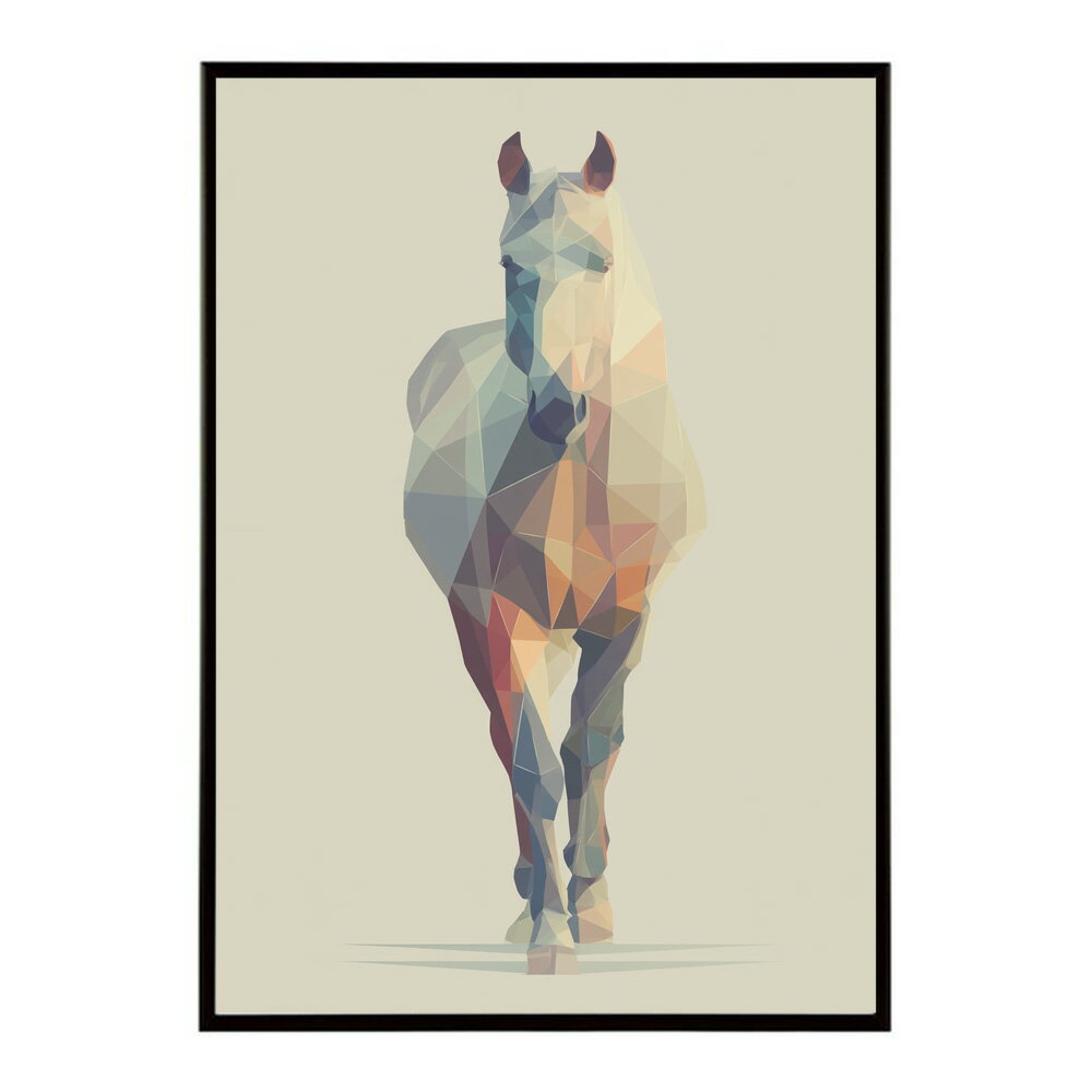 Rakuten - 馬 ホース 絵 絵画 写真 動物 アニマル 北欧 ポップ アート 手書き 安い ポスター インテリア おしゃれ プリントポスター フォト イラスト【lm-poster-7280】