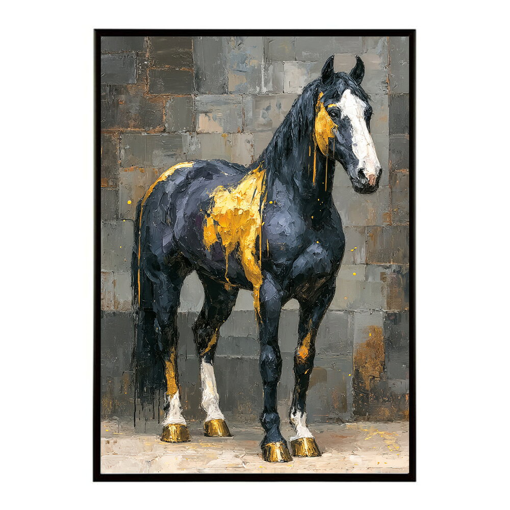 Rakuten - 馬 ホース 絵 絵画 写真 動物 アニマル 北欧 ポップ アート 手書き 安い ポスター インテリア おしゃれ プリントポスター フォト イラスト【lm-poster-7523】
