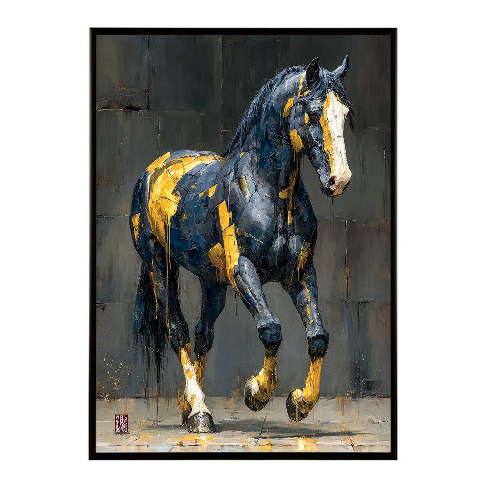 Rakuten - 馬 ホース 絵 絵画 写真 動物 アニマル 北欧 ポップ アート 手書き 安い ポスター インテリア おしゃれ プリントポスター フォト イラスト【lm-poster-7528】