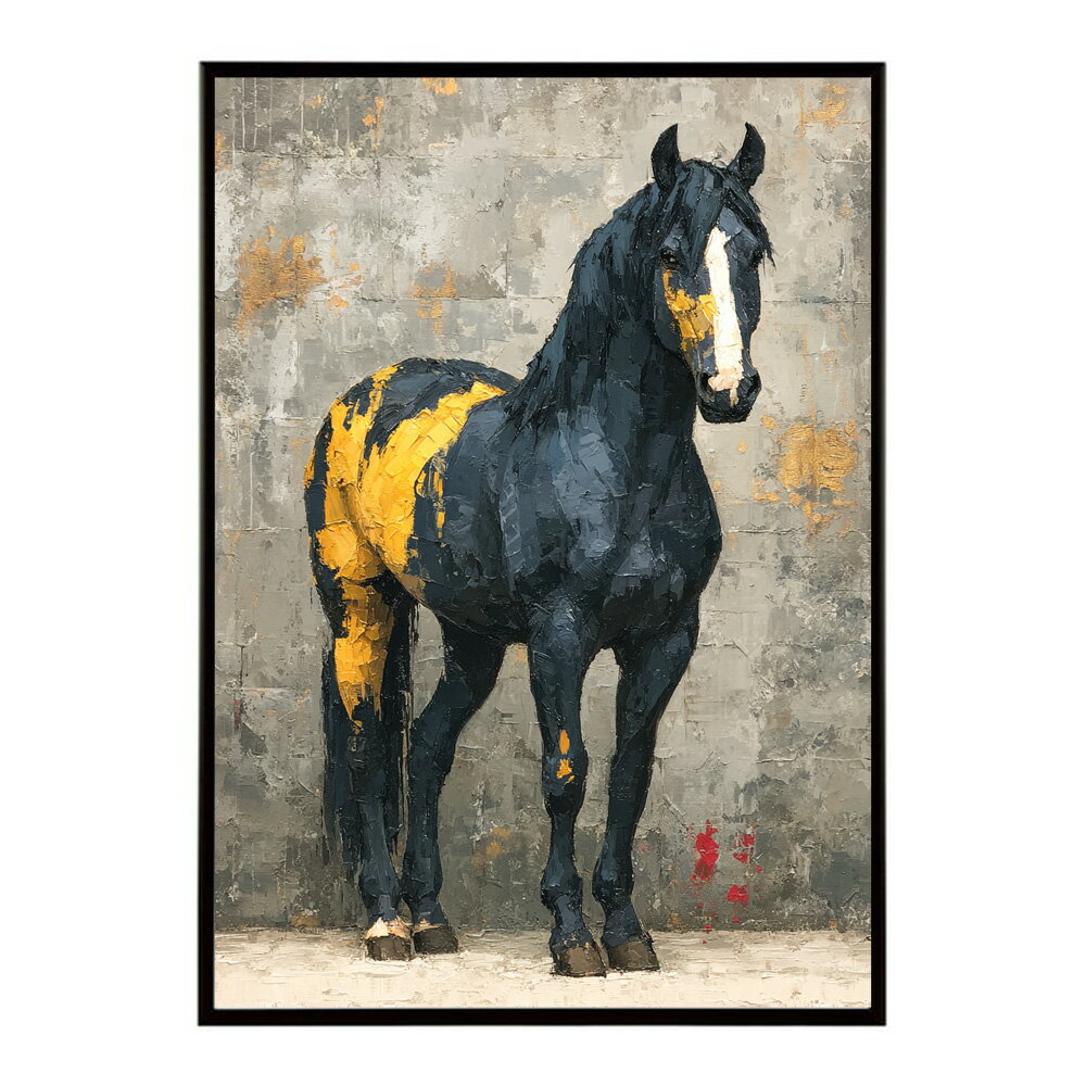 Rakuten - 馬 ホース 絵 絵画 写真 動物 アニマル 北欧 ポップ アート 手書き 安い ポスター インテリア おしゃれ プリントポスター フォト イラスト【lm-poster-7547】