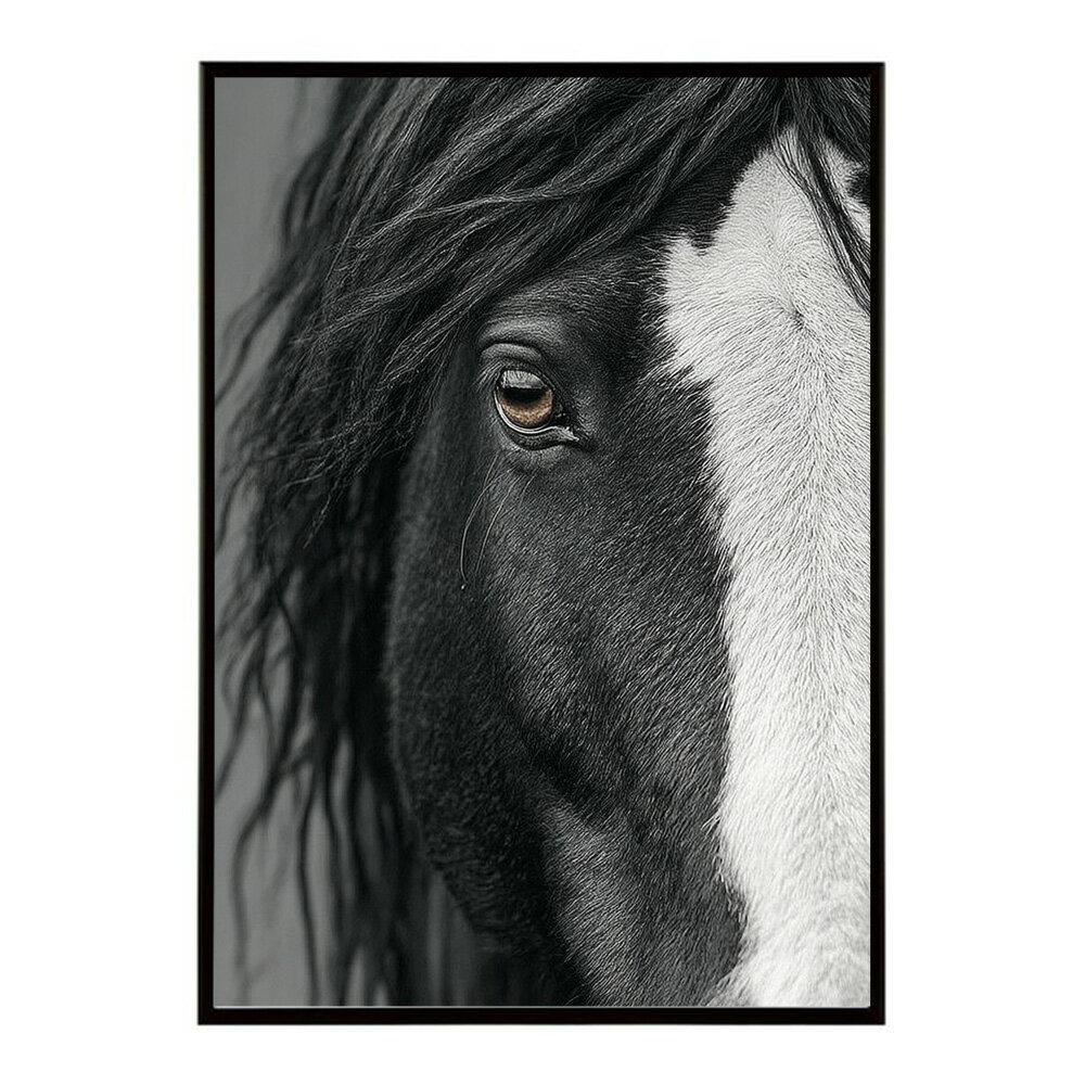 馬 ホース 絵 絵画 写真 動物 アニマル 北欧 ポップ アート 手書き 安い ポスター インテリア おしゃれ プリントポスター フォト イラスト【lm-poster-7598】