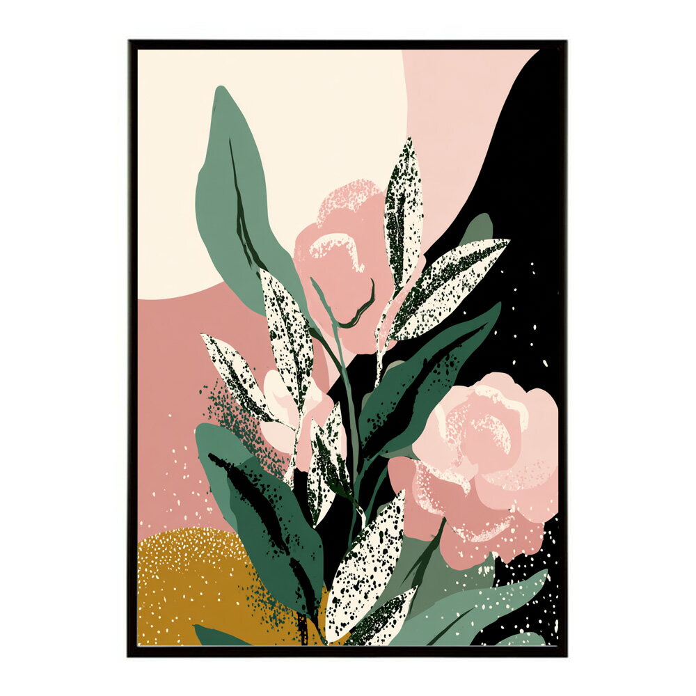 ミステリーフラワー 花 絵画 アート モダン インテリア おしゃれ プリントポスター フォト イラスト お洒落 【lm-poster-8660】