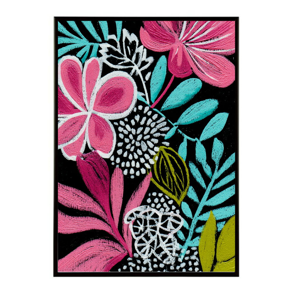 ミステリーフラワー 花 絵画 アート モダン インテリア おしゃれ プリントポスター フォト イラスト お洒落 【lm-poster-8704】