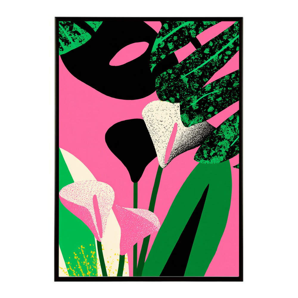 ミステリーフラワー 花 絵画 アート モダン インテリア おしゃれ プリントポスター フォト イラスト お洒落 【lm-poster-8847】