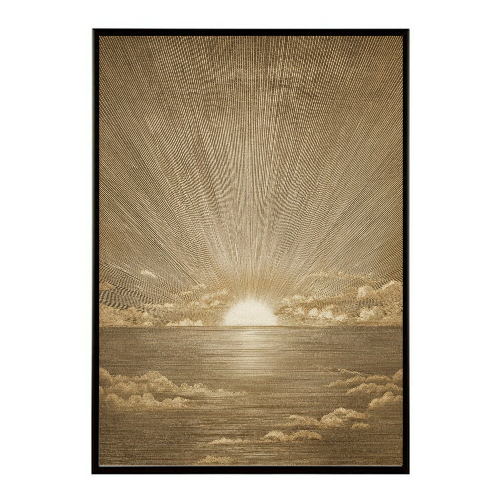 朝日 ポスター サンライズ 癒し 風景 アートパネル おしゃれ 光 インテリア 日の出 写真 ポスター プリ..