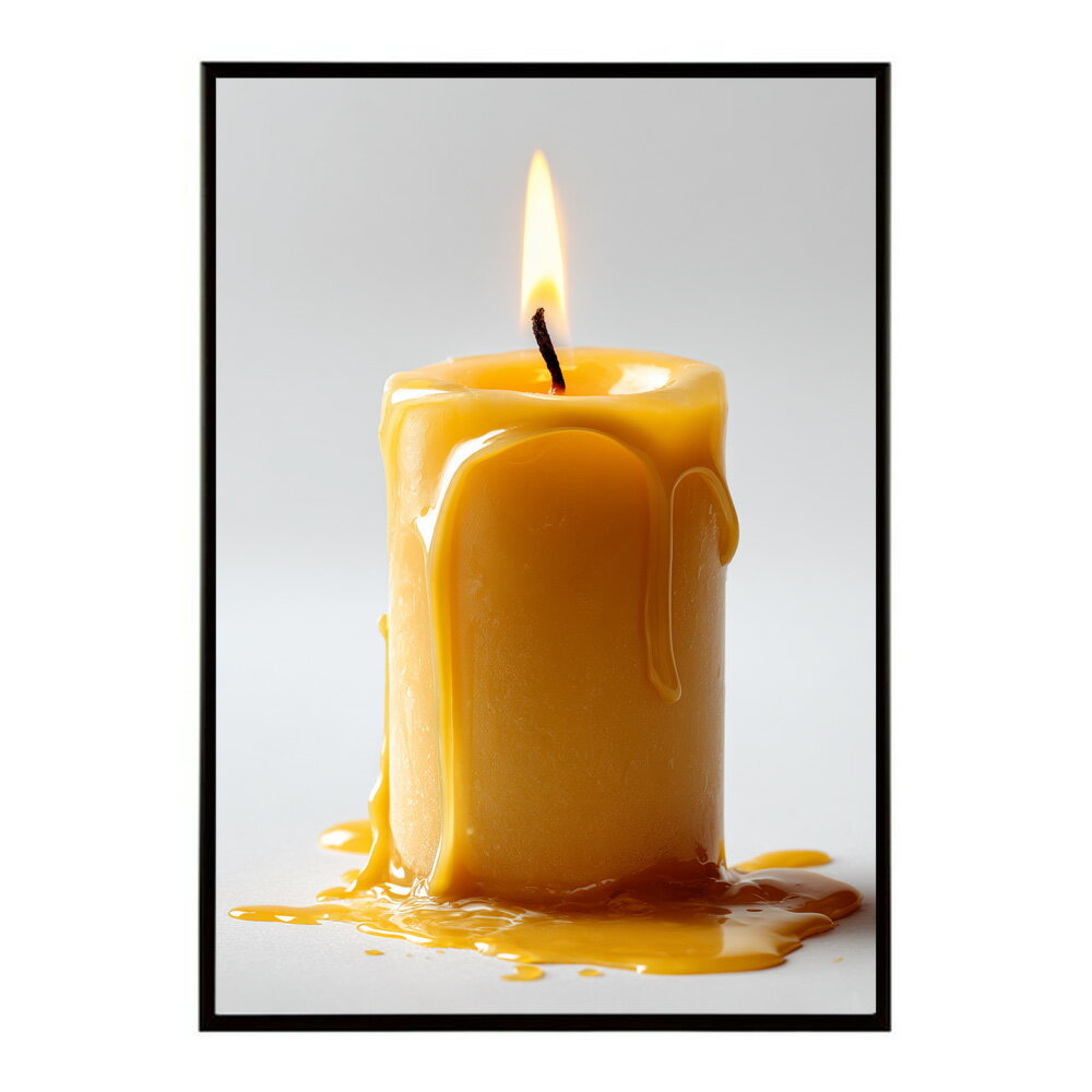 キャンドル ポスター 癒し ヒーリング 瞑想 マインドフルネス 静けさ 光 蝋燭 アート 北欧 インテリア 寝室 ヨガ 空間 用紙とサイズが選べる インテリア おしゃれ プリントポスター フォト イラスト お洒落 特大 大きい【km-poster-571】