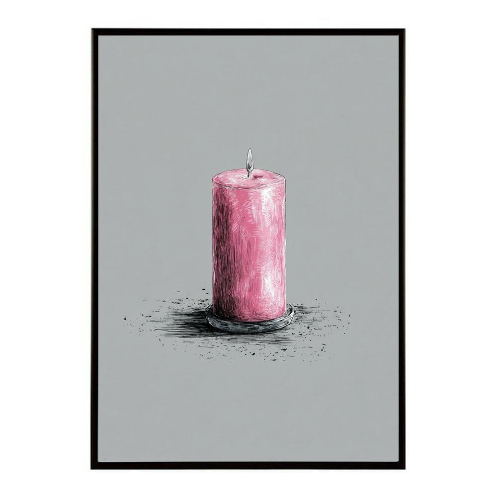 キャンドル ポスター 癒し ヒーリング 瞑想 マインドフルネス 静けさ 光 蝋燭 アート 北欧 インテリア 寝室 ヨガ 空間 用紙とサイズが選べる インテリア おしゃれ プリントポスター フォト イラスト お洒落 特大 大きい【km-poster-572】