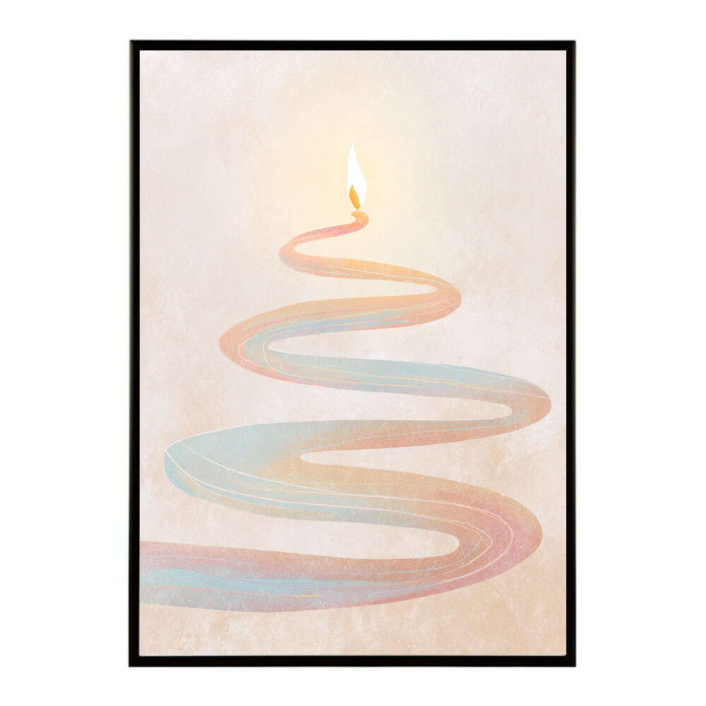 キャンドル ポスター 癒し ヒーリング 瞑想 マインドフルネス 静けさ 光 蝋燭 アート 北欧 インテリア 寝室 ヨガ 空間 用紙とサイズが選べる インテリア おしゃれ プリントポスター フォト イラスト お洒落 特大 大きい【km-poster-581】