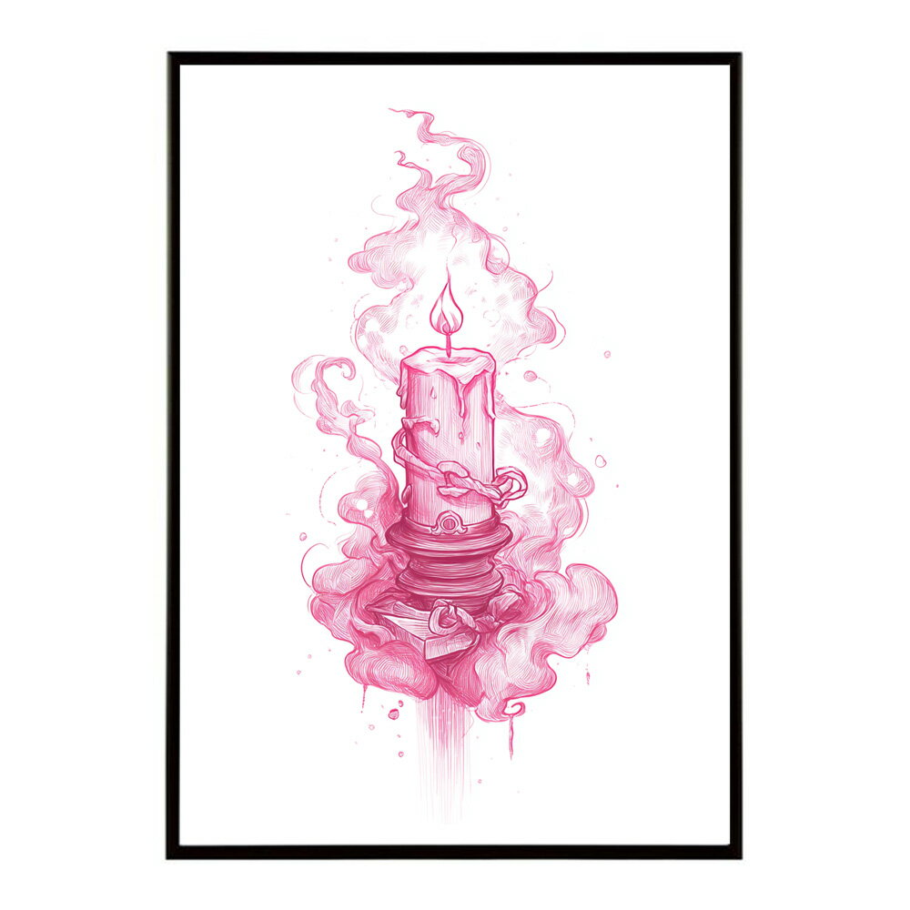 キャンドル ポスター 癒し ヒーリング 瞑想 マインドフルネス 静けさ 光 蝋燭 アート 北欧 インテリア 寝室 ヨガ 空間 用紙とサイズが選べる インテリア おしゃれ プリントポスター フォト イラスト お洒落 特大 大きい【km-poster-588】