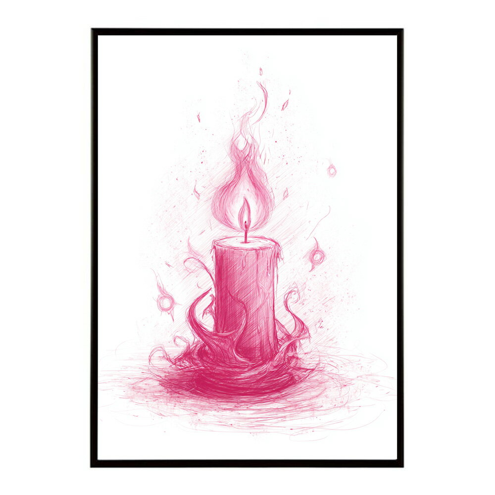 キャンドル ポスター 癒し ヒーリング 瞑想 マインドフルネス 静けさ 光 蝋燭 アート 北欧 インテリア 寝室 ヨガ 空間 用紙とサイズが選べる インテリア おしゃれ プリントポスター フォト イラスト お洒落 特大 大きい【km-poster-591】