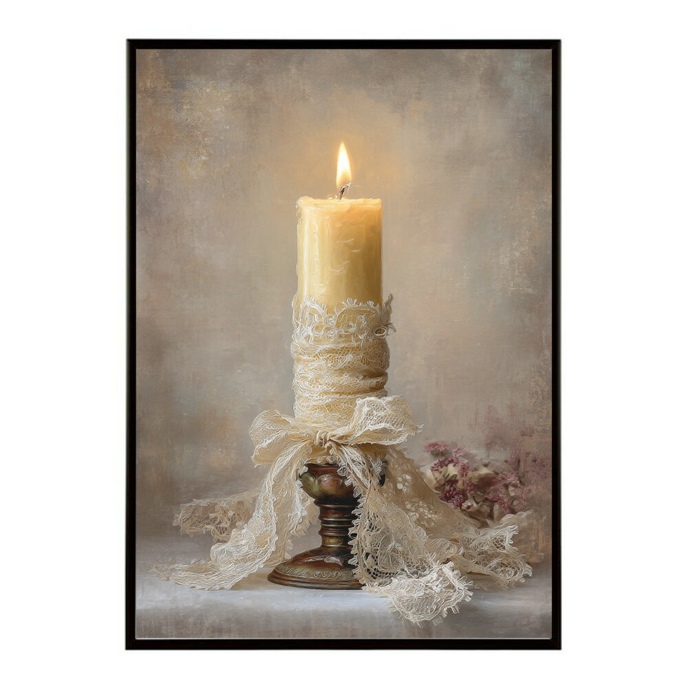 キャンドル ポスター 癒し ヒーリング 瞑想 マインドフルネス 静けさ 光 蝋燭 アート 北欧 インテリア 寝室 ヨガ 空間 用紙とサイズが選べる インテリア おしゃれ プリントポスター フォト イラスト お洒落 特大 大きい【km-poster-595】