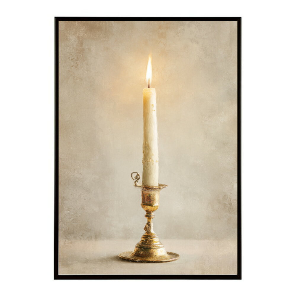 キャンドル ポスター 癒し ヒーリング 瞑想 マインドフルネス 静けさ 光 蝋燭 アート 北欧 インテリア 寝室 ヨガ 空間 用紙とサイズが選べる インテリア おしゃれ プリントポスター フォト イラスト お洒落 特大 大きい【km-poster-597】