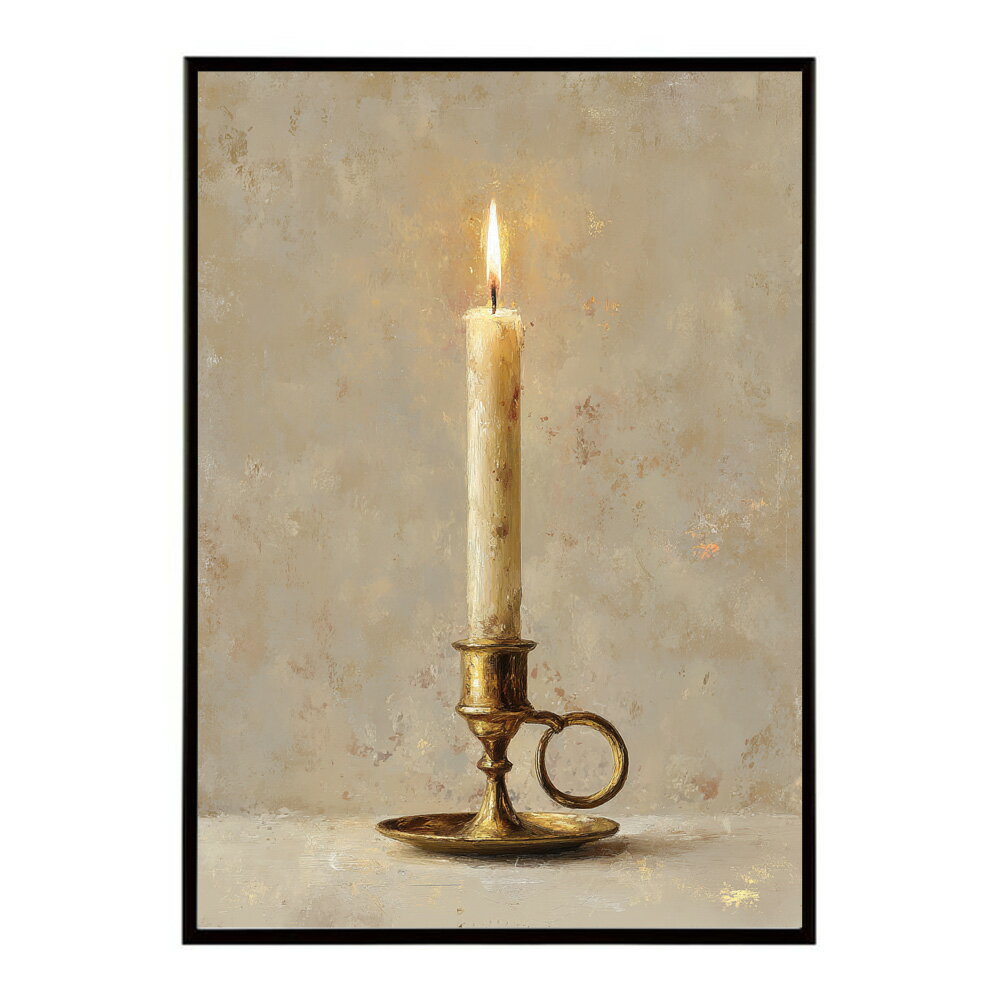 キャンドル ポスター 癒し ヒーリング 瞑想 マインドフルネス 静けさ 光 蝋燭 アート 北欧 インテリア 寝室 ヨガ 空間 用紙とサイズが選べる インテリア おしゃれ プリントポスター フォト イラスト お洒落 特大 大きい【km-poster-598】