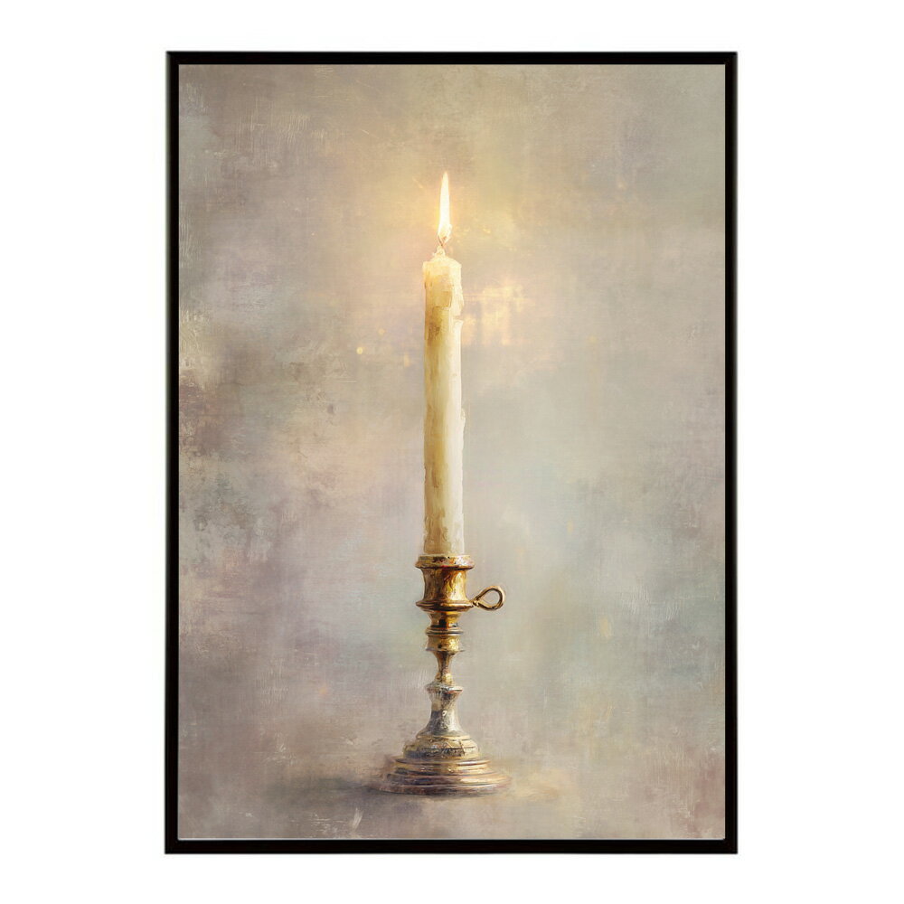 キャンドル ポスター 癒し ヒーリング 瞑想 マインドフルネス 静けさ 光 蝋燭 アート 北欧 インテリア 寝室 ヨガ 空間 用紙とサイズが選べる インテリア おしゃれ プリントポスター フォト イラスト お洒落 特大 大きい【km-poster-599】