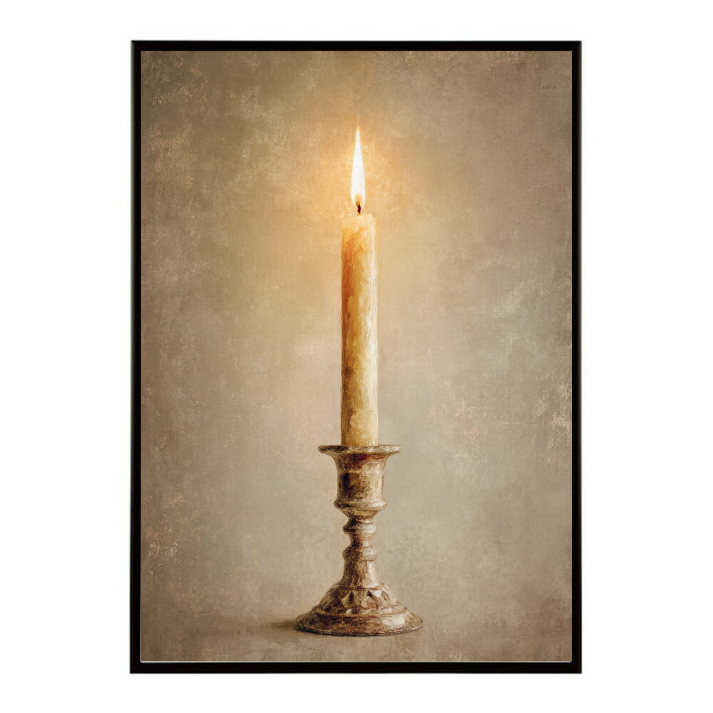 キャンドル ポスター 癒し ヒーリング 瞑想 マインドフルネス 静けさ 光 蝋燭 アート 北欧 インテリア 寝室 ヨガ 空間 用紙とサイズが選べる インテリア おしゃれ プリントポスター フォト イラスト お洒落 特大 大きい【km-poster-603】