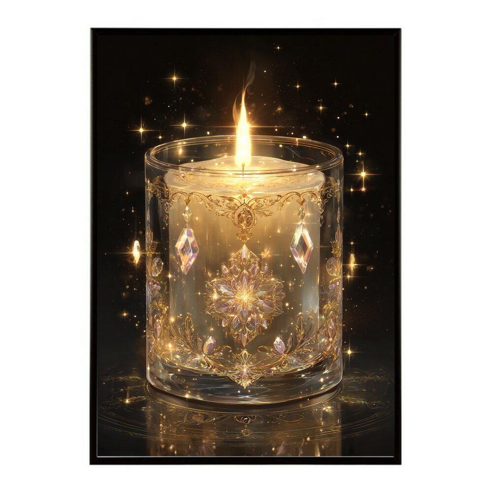 キャンドル ポスター 癒し ヒーリング 瞑想 マインドフルネス 静けさ 光 蝋燭 アート 北欧 インテリア 寝室 ヨガ 空間 用紙とサイズが選べる インテリア おしゃれ プリントポスター フォト イラスト お洒落 特大 大きい【km-poster-622】