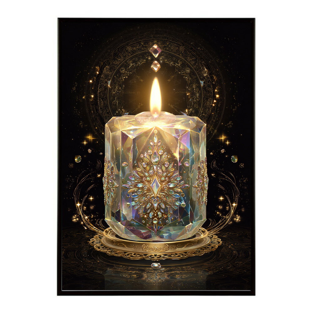 キャンドル ポスター 癒し ヒーリング 瞑想 マインドフルネス 静けさ 光 蝋燭 アート 北欧 インテリア 寝室 ヨガ 空間 用紙とサイズが選べる インテリア おしゃれ プリントポスター フォト イラスト お洒落 特大 大きい【km-poster-623】