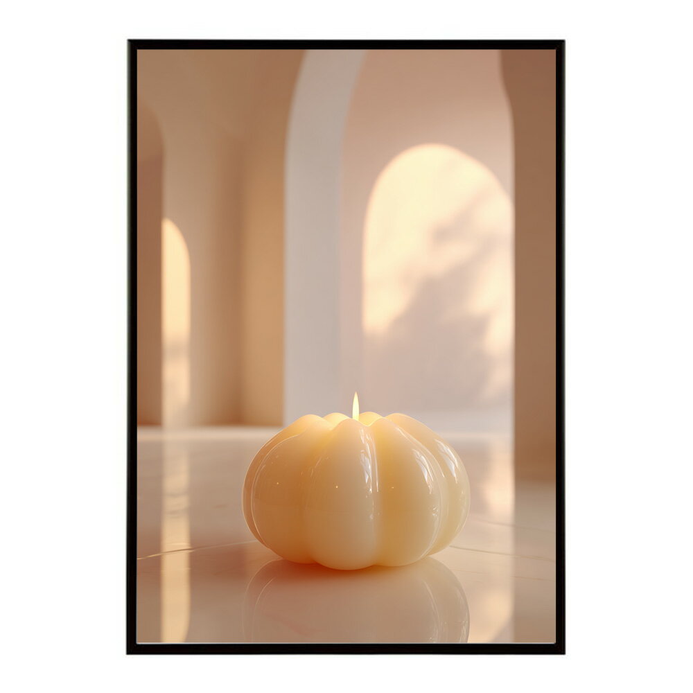 キャンドル ポスター 癒し ヒーリング 瞑想 マインドフルネス 静けさ 光 蝋燭 アート 北欧 インテリア 寝室 ヨガ 空間 用紙とサイズが選べる インテリア おしゃれ プリントポスター フォト イラスト お洒落 特大 大きい【km-poster-629】