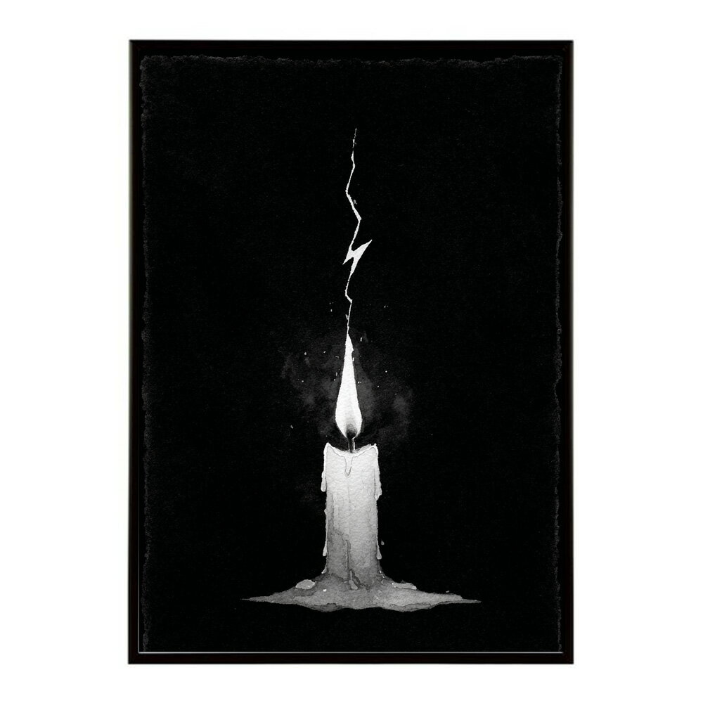 キャンドル ポスター 癒し ヒーリング 瞑想 マインドフルネス 静けさ 光 蝋燭 アート 北欧 インテリア 寝室 ヨガ 空間 用紙とサイズが選べる インテリア おしゃれ プリントポスター フォト イラスト お洒落 特大 大きい【km-poster-642】