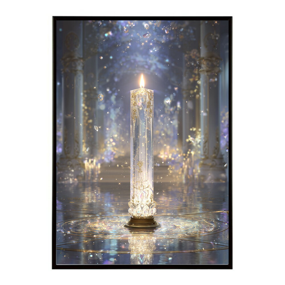 キャンドル ポスター 癒し ヒーリング 瞑想 マインドフルネス 静けさ 光 蝋燭 アート 北欧 インテリア 寝室 ヨガ 空間 用紙とサイズが選べる インテリア おしゃれ プリントポスター フォト イラスト お洒落 特大 大きい【km-poster-651】