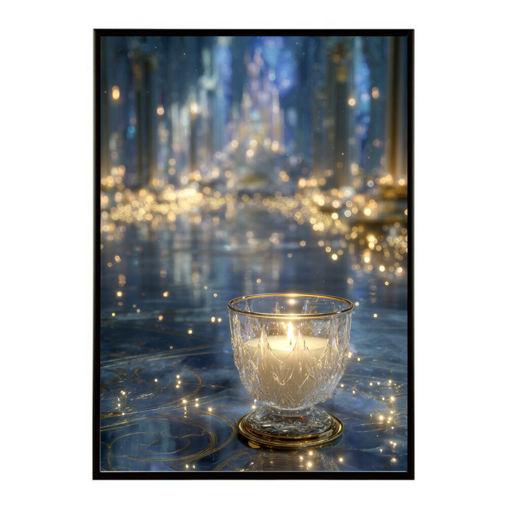 キャンドル ポスター 癒し ヒーリング 瞑想 マインドフルネス 静けさ 光 蝋燭 アート 北欧 インテリア 寝室 ヨガ 空間 用紙とサイズが選べる インテリア おしゃれ プリントポスター フォト イラスト お洒落 特大 大きい【km-poster-657】