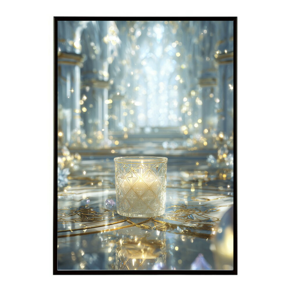 キャンドル ポスター 癒し ヒーリング 瞑想 マインドフルネス 静けさ 光 蝋燭 アート 北欧 インテリア 寝室 ヨガ 空間 用紙とサイズが選べる インテリア おしゃれ プリントポスター フォト イラスト お洒落 特大 大きい【km-poster-661】