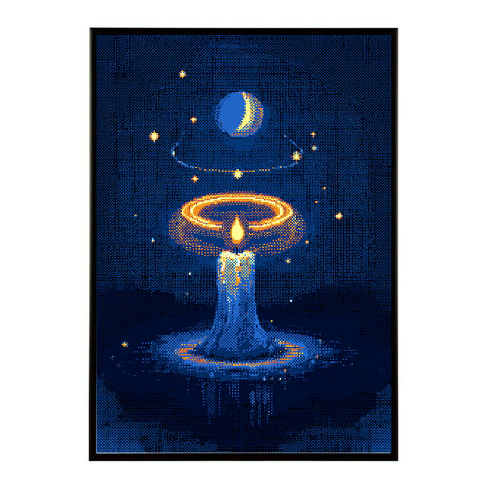 キャンドル ポスター 癒し ヒーリング 瞑想 マインドフルネス 静けさ 光 蝋燭 アート 北欧 インテリア 寝室 ヨガ 空間 用紙とサイズが選べる インテリア おしゃれ プリントポスター フォト イラスト お洒落 特大 大きい【km-poster-663】