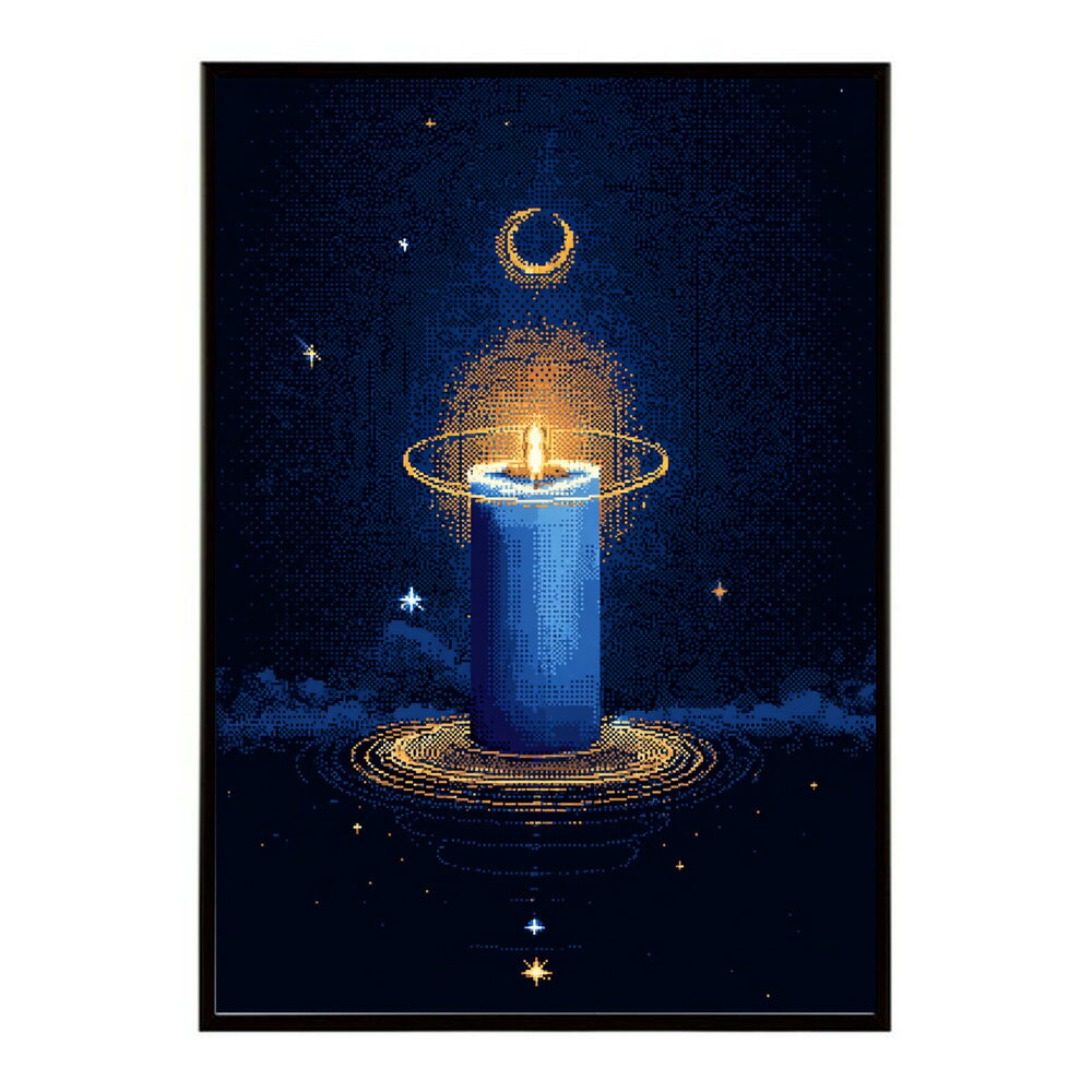 キャンドル ポスター 癒し ヒーリング 瞑想 マインドフルネス 静けさ 光 蝋燭 アート 北欧 インテリア 寝室 ヨガ 空間 用紙とサイズが選べる インテリア おしゃれ プリントポスター フォト イラスト お洒落 特大 大きい【km-poster-665】