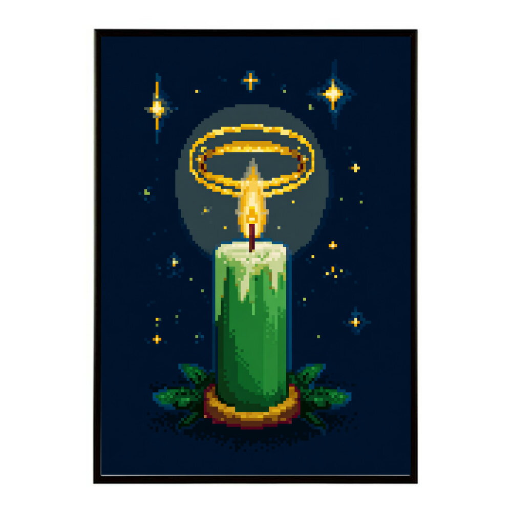 キャンドル ポスター 癒し ヒーリング 瞑想 マインドフルネス 静けさ 光 蝋燭 アート 北欧 インテリア 寝室 ヨガ 空間 用紙とサイズが選べる インテリア おしゃれ プリントポスター フォト イラスト お洒落 特大 大きい【km-poster-671】