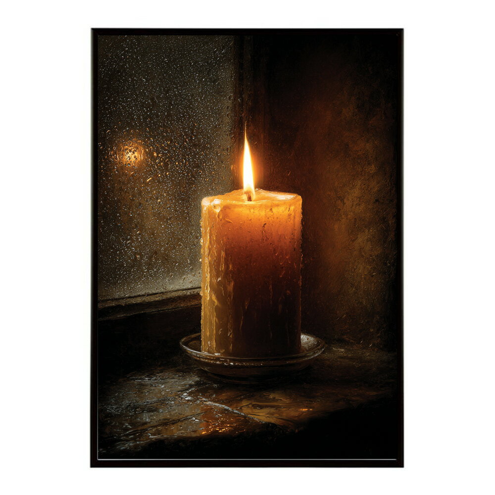 キャンドル ポスター 癒し ヒーリング 瞑想 マインドフルネス 静けさ 光 蝋燭 アート 北欧 インテリア 寝室 ヨガ 空間 用紙とサイズが選べる インテリア おしゃれ プリントポスター フォト イラスト お洒落 特大 大きい【km-poster-689】