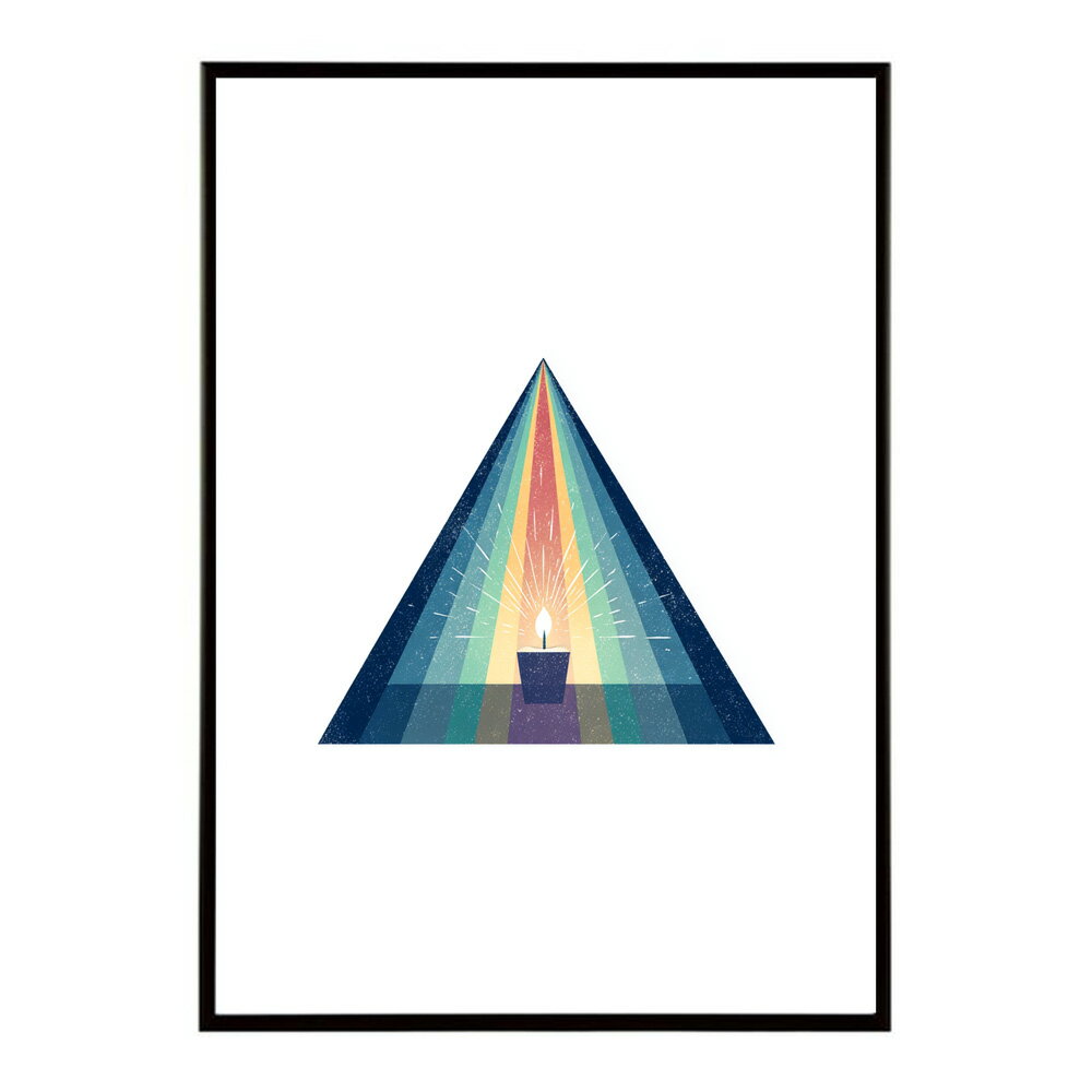 キャンドル ポスター 癒し ヒーリング 瞑想 マインドフルネス 静けさ 光 蝋燭 アート 北欧 インテリア 寝室 ヨガ 空間 用紙とサイズが選べる インテリア おしゃれ プリントポスター フォト イラスト お洒落 特大 大きい【km-poster-703】