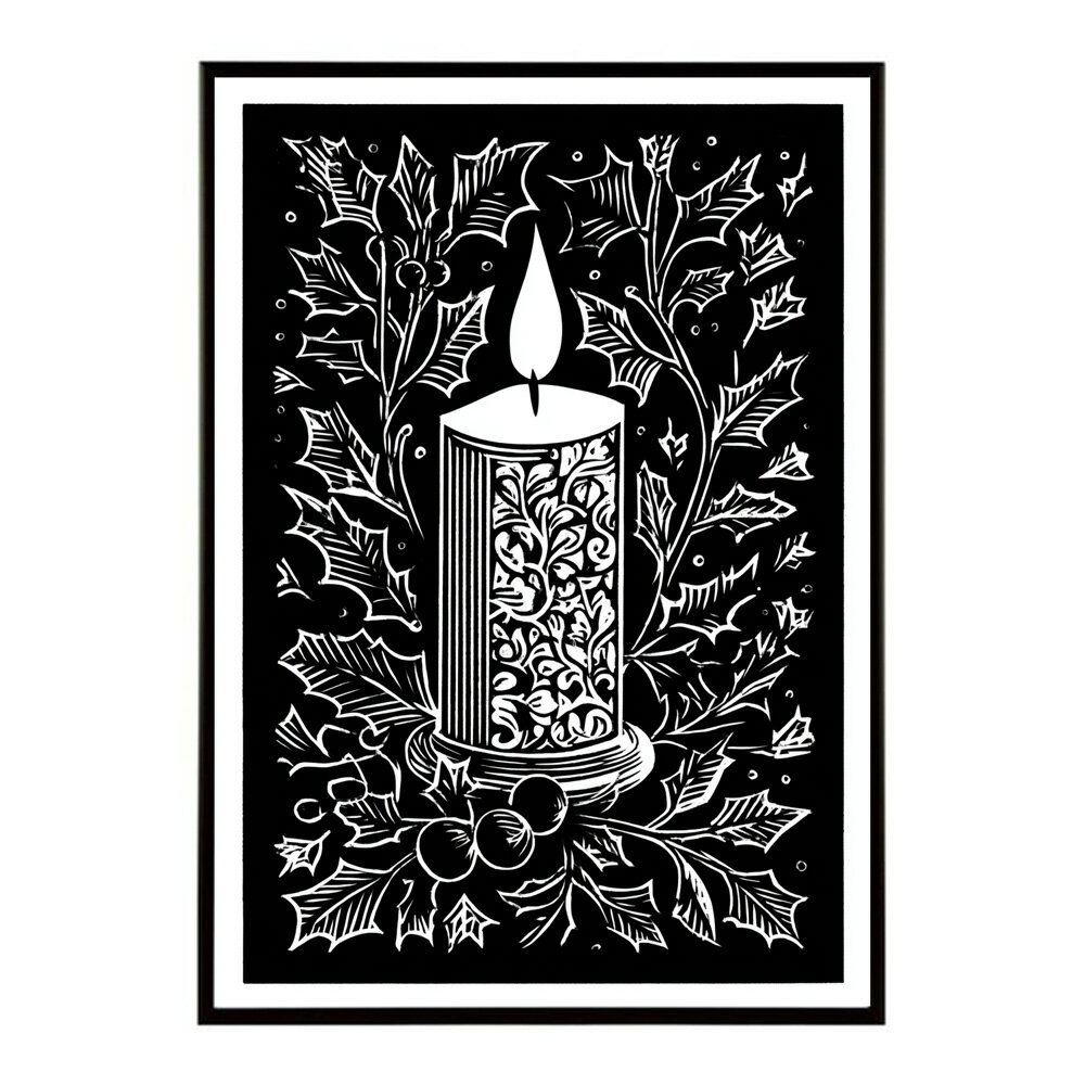 キャンドル ポスター 癒し ヒーリング 瞑想 マインドフルネス 静けさ 光 蝋燭 アート 北欧 インテリア 寝室 ヨガ 空間 用紙とサイズが選べる インテリア おしゃれ プリントポスター フォト イラスト お洒落 特大 大きい【km-poster-732】